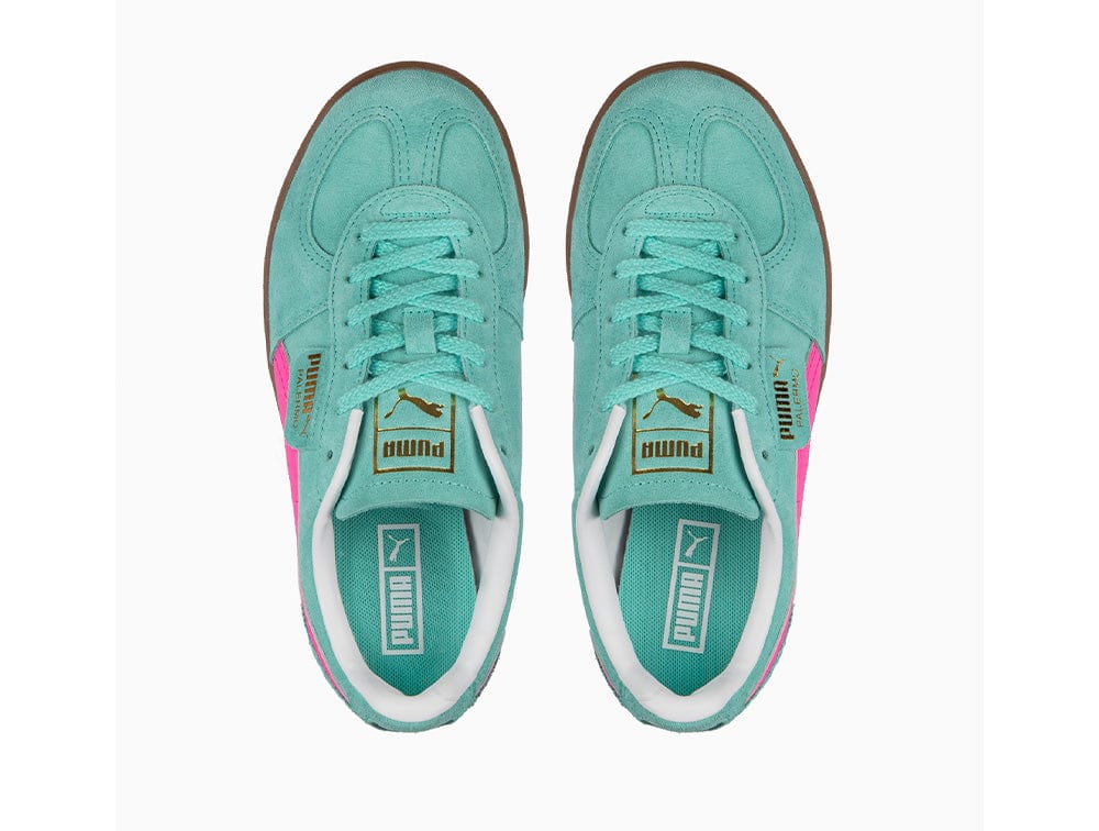 Zapatilla Puma Palermo Elevata Mujer Celeste/Gum