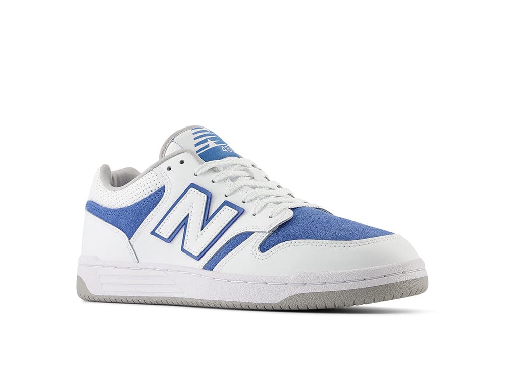 Zapatilla New Balance 480 Hombre Blanco Azul